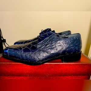 Fennix Alligator Ostrich shoes Size 9